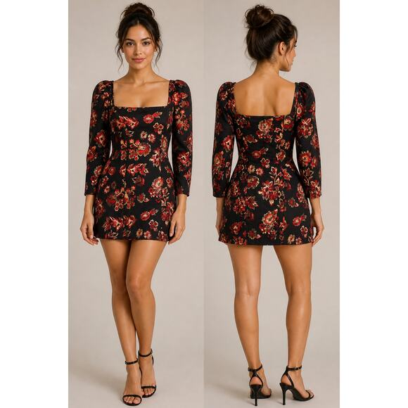Walter Baker Dresses & Skirts - WALTER BAKER - Long sleeve dress with floral print